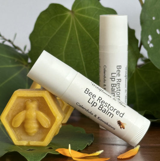 Bee Restored Kawakawa and Calendula Lip Balm