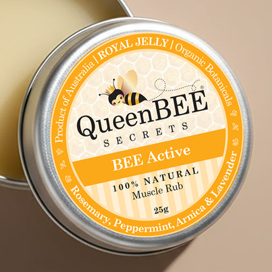 BEE Active Natural Muscle Rub - Cooling & Warming Muscle Relief Balm