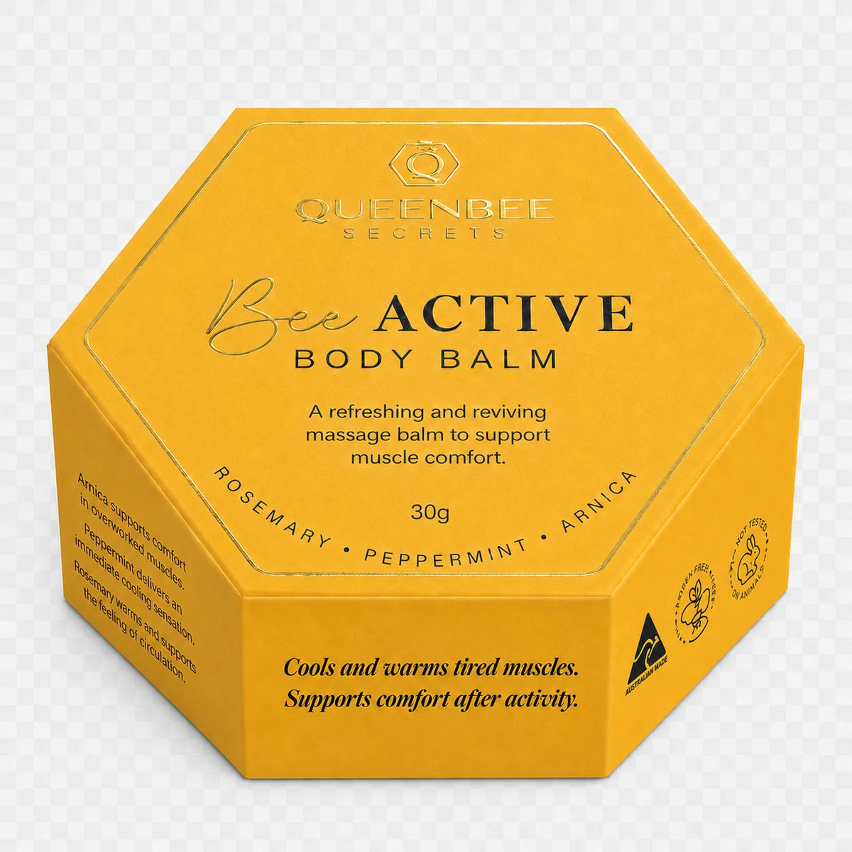 Bee Active Body Balm - Arnica, Rosemary & Peppermint