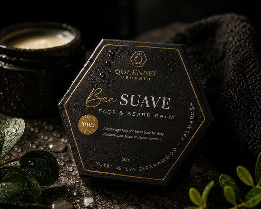 Bee Suave Face & Beard Balm - Cedarwood & Palmarosa