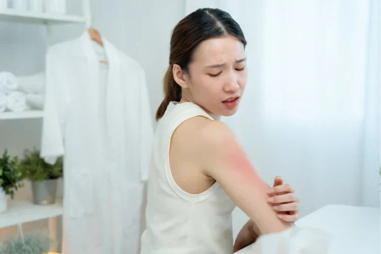 how to calm inflamed skin with KawaKawa Balm