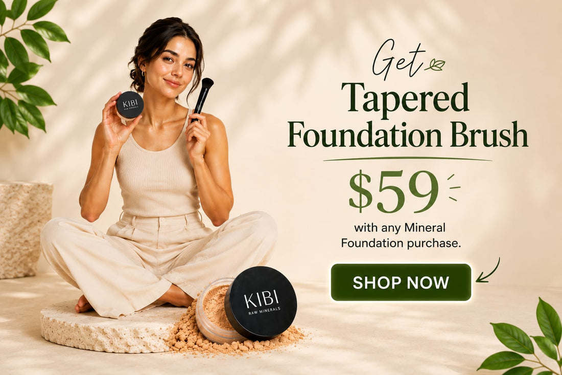 Get Tapered Foundation Brush Worth $59 with Any Mineral Foundation