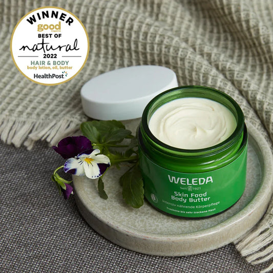 Weleda Skin Food Body Butter Review: My Postpartum Skin Experience