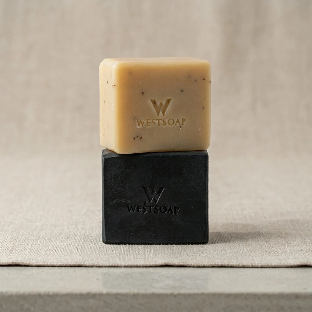 Miner's Charcoal & Yellow Clay Soap Set