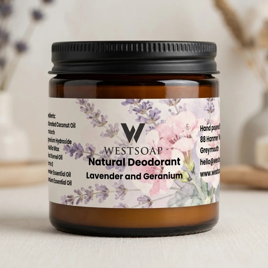 Geranium & Patchouli Natural Deodorant