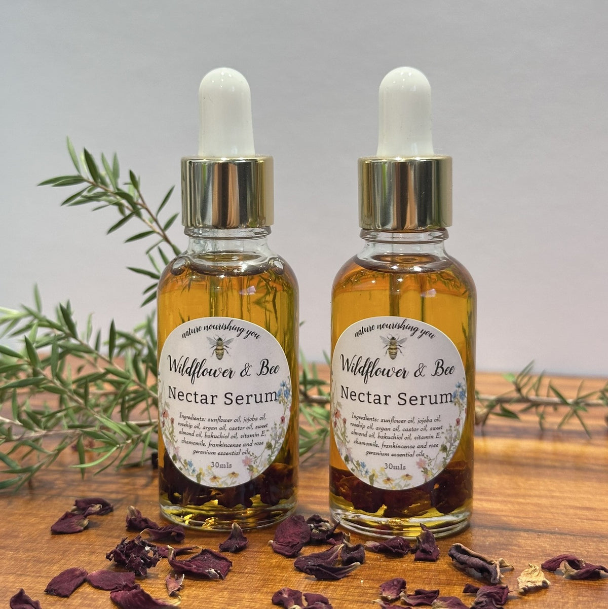 Vitamin C and Rosehip Oil Face Serum to reduce dark spots