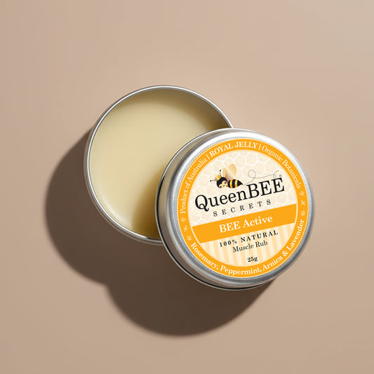 BEE Active Natural Muscle Rub - Cooling & Warming Muscle Relief Balm