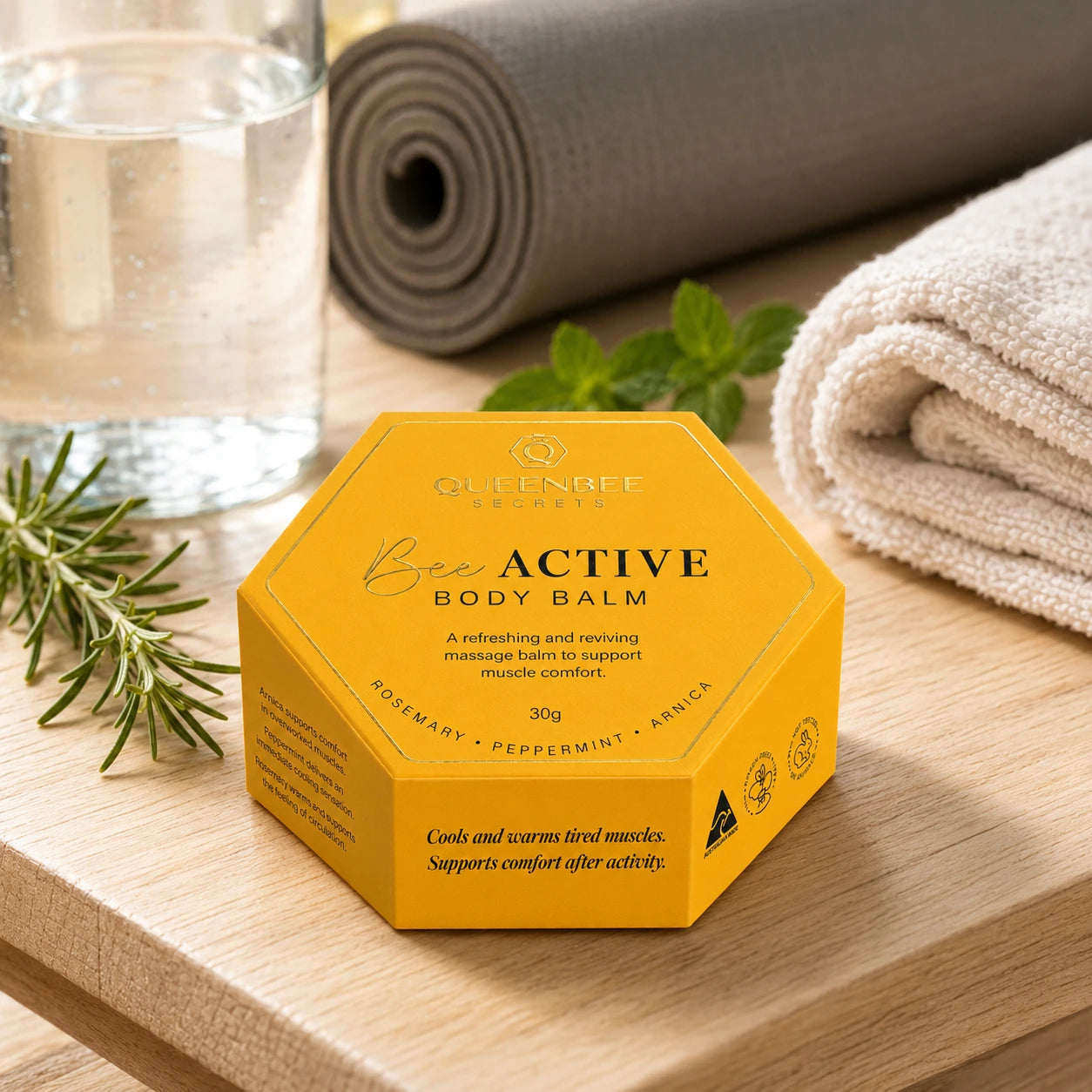 Bee Active Body Balm - Arnica, Rosemary & Peppermint