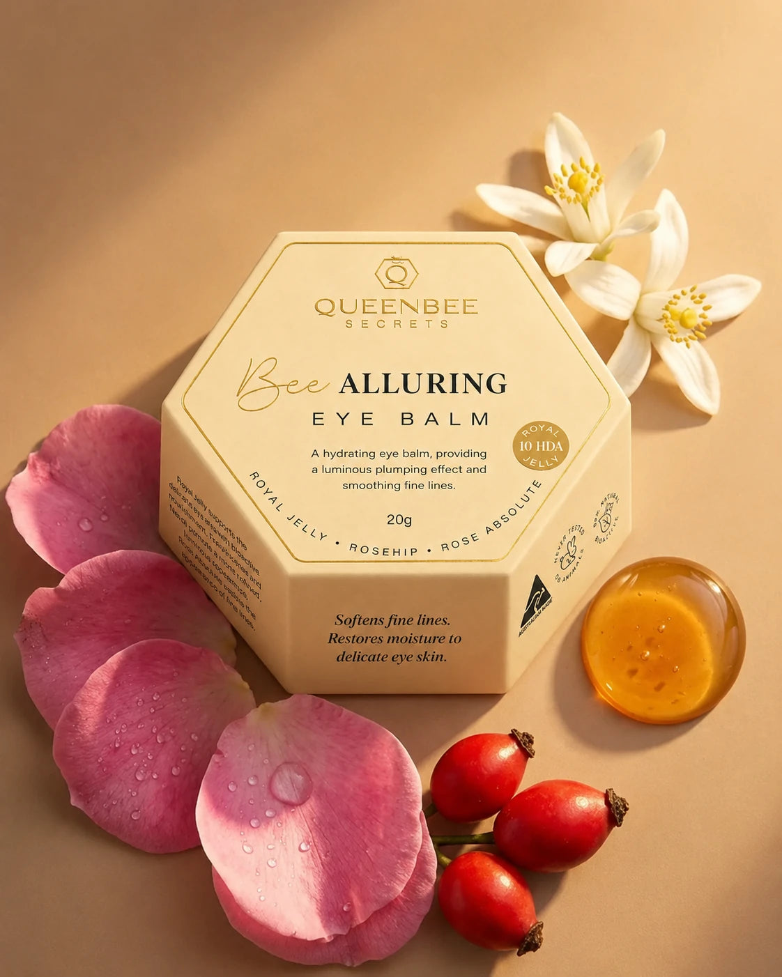 Bee Alluring Eye Balm - Royal Jelly, Frankincense & Neroli