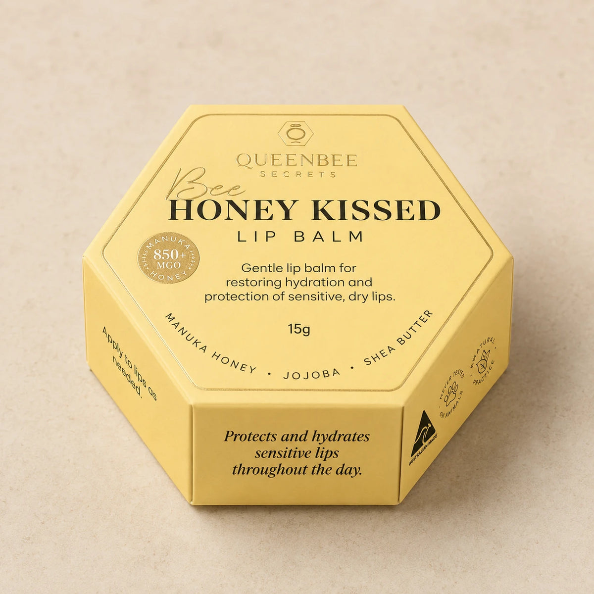Bee Honey Kissed Lip Balm - Manuka Honey & Beeswax