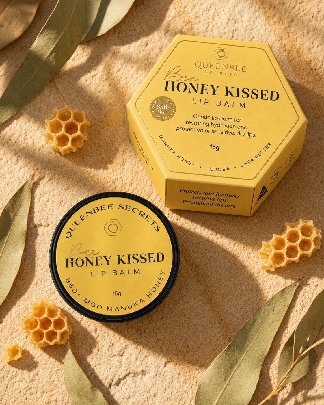 Bee Honey Kissed Lip Balm - Manuka Honey & Beeswax