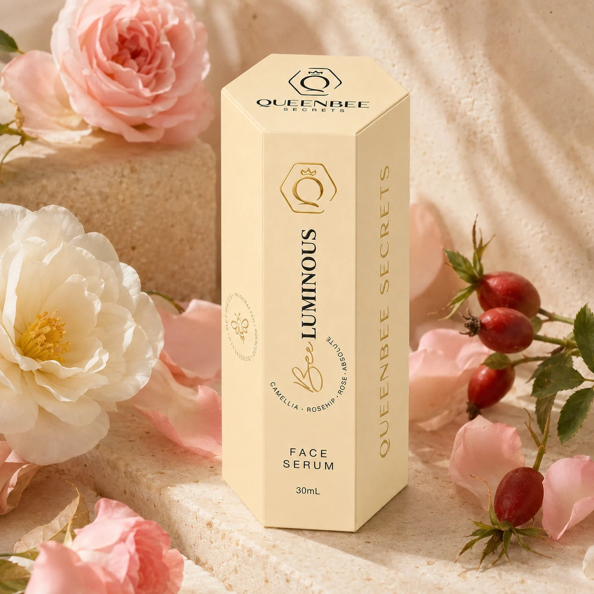 Bee Luminous Face Serum - Camellia & Rosehip