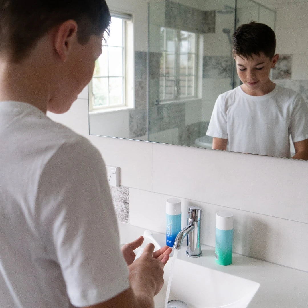 Morning Skincare Routine for Teens - Cleanser + SPF