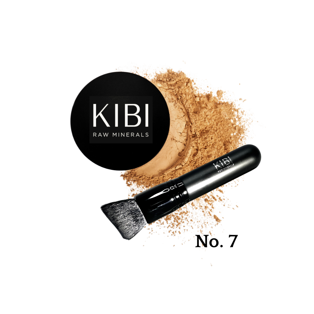 Mineral Powder Foundation - Get Tapered Brush FREE Worth $59