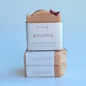 Grounding Body Soap – Forest-Inspired Cypress & Cedarwood Blend