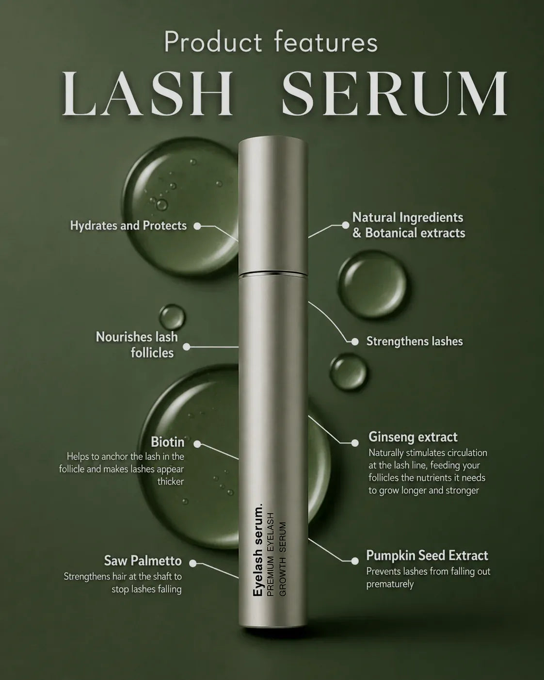 Premium Eyelash Serum