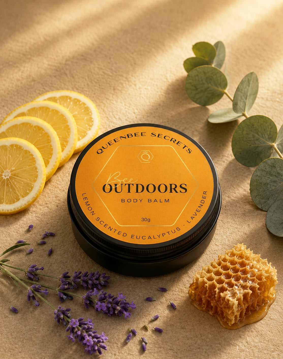 Bee Outdoors Body balm - Eucalyptus, Lavender & Royal Jelly