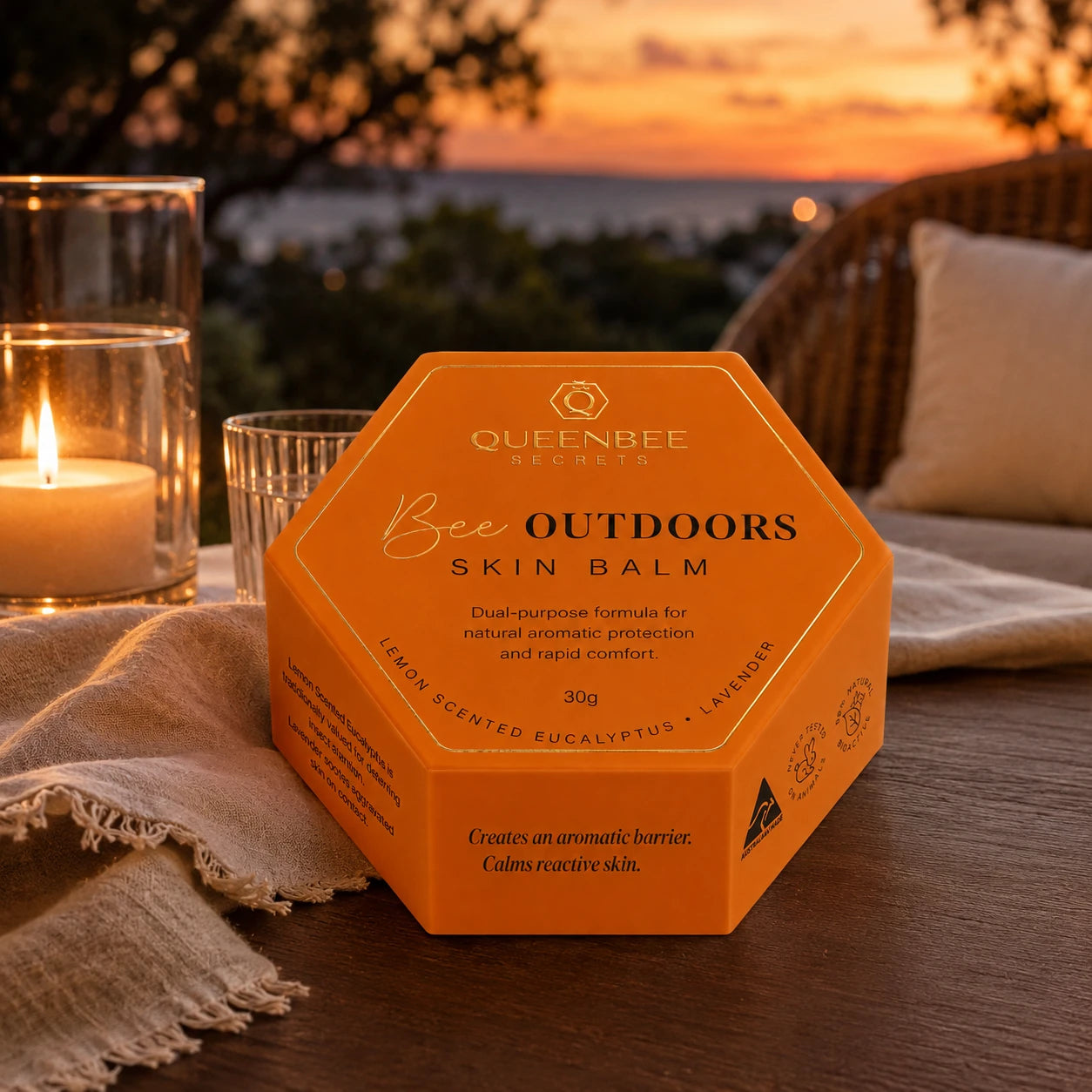 Bee Outdoors Body balm - Eucalyptus, Lavender & Royal Jelly