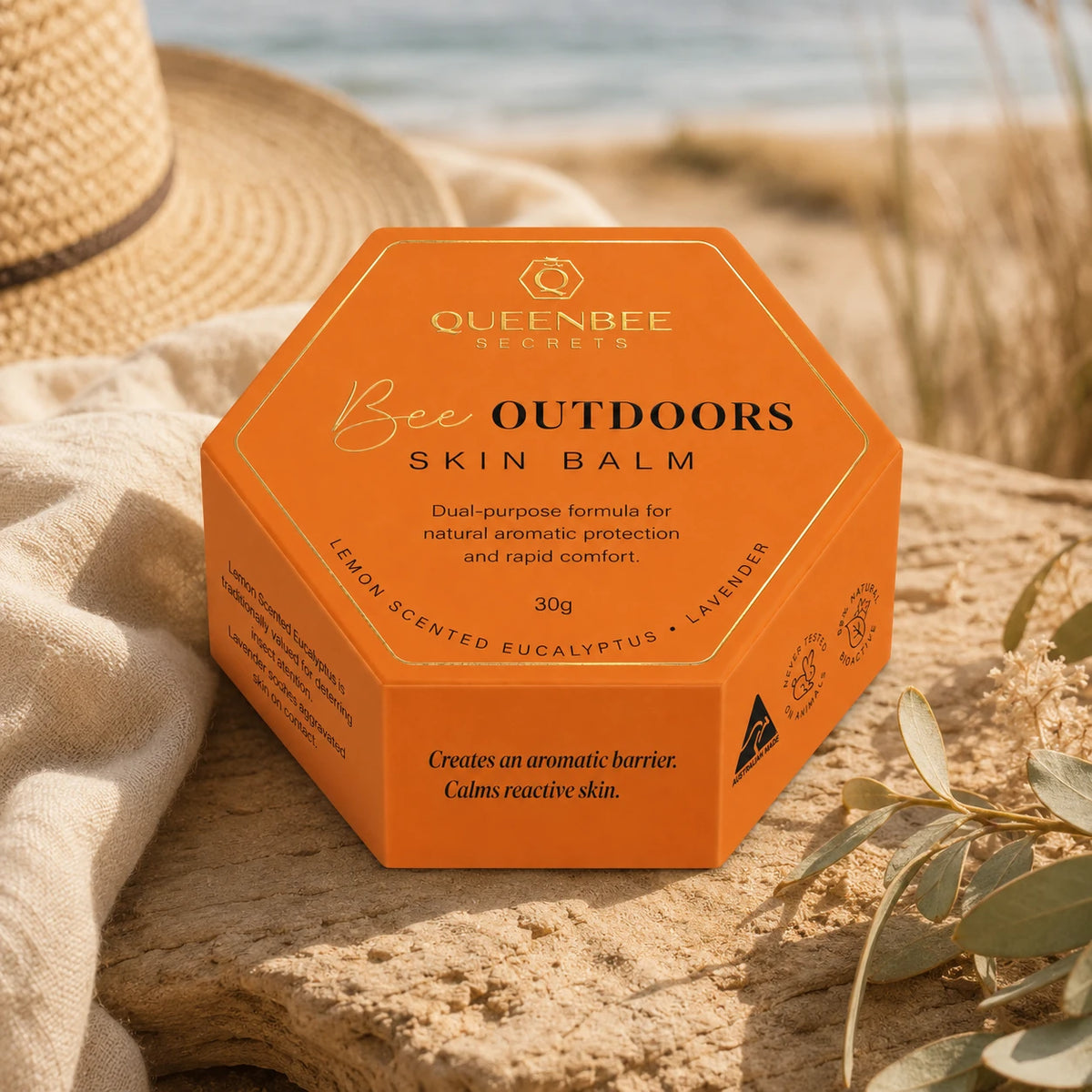 Bee Outdoors Body balm - Eucalyptus, Lavender & Royal Jelly