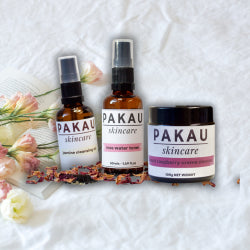 Pakau Skincare Combo Pack – Cleanse, Hydrate & Glow (3-Step Set)