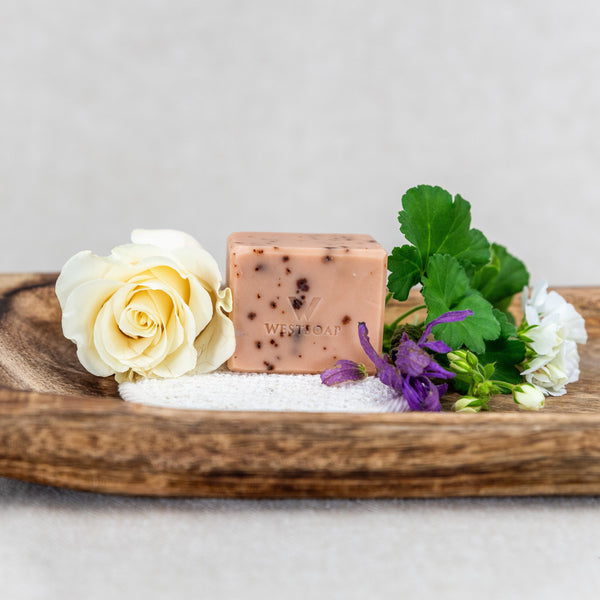 Rosehip Sunset Soap Bar – French Red & Kaolin Clay