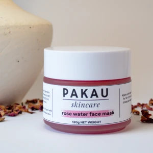Rose Water Face Mask with Hyaluronic Acid – Hydrating & Brightening