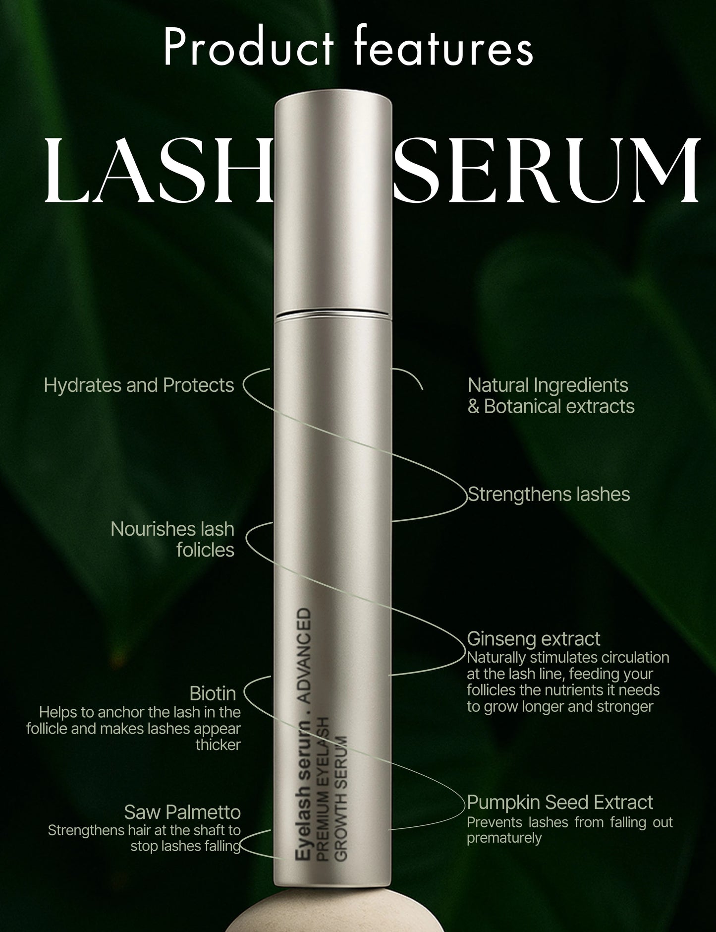 Premium Eyelash Serum