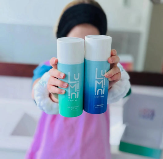 Morning Skincare Routine for Teens - Cleanser + SPF