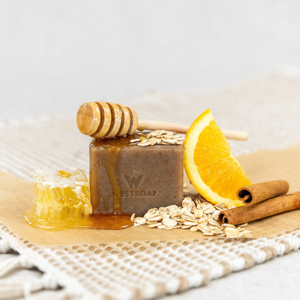 Wild Honey and Oats Soap Bar – Orange & Cinnamon